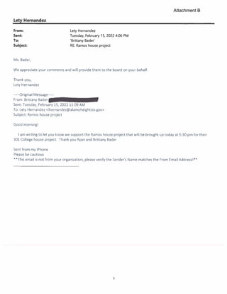 Attachment B
NO ADDRESS PROVIDED
UNABLE TO VERIFY
ADDRESS
 