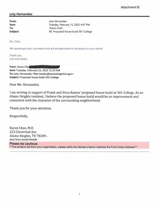 Attachment B
OUTSIDE 200FT RADIUS
 