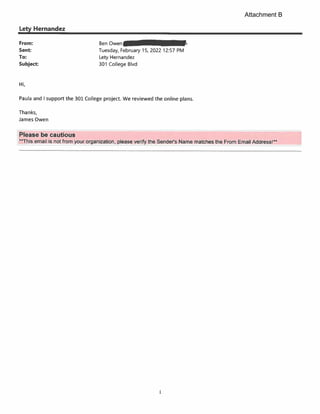 Attachment B
320 COLLEGE - WITHIN
200FT RADIUS
 