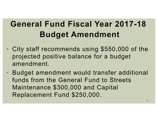 CCM 09.24.18 - Item #5 ppt budget amendment | PPT