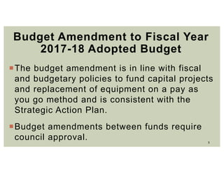 CCM 09.24.18 - Item #5 ppt budget amendment | PPT