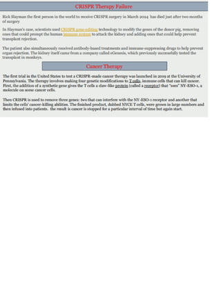 CRISPR Cas System: how crispr cas work mechanism history | PDF