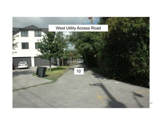 11
West Utility Access Road
10’
 