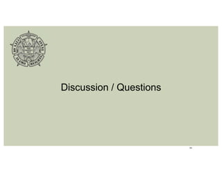 20
Discussion / Questions
 