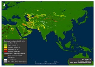 Expected outputs
•National soil salinity maps and reports
•Global Soil Salinity Map
•Global assessment report on salt affe...