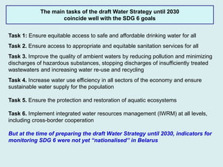 Item 6 Strategic Planning for Water Security and Water-related SDGs ...
