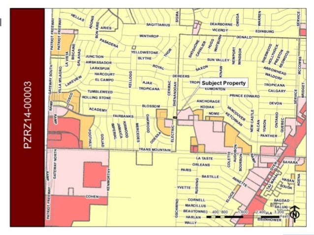 El Paso City Council 08.05.14 Agenda Item 7.1: Zoning
