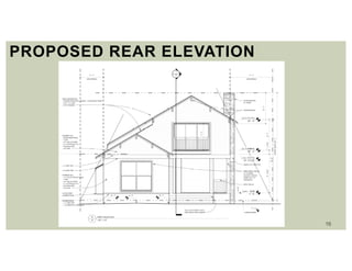 16
PROPOSED REAR ELEVATION
 