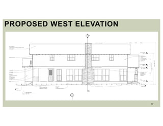 17
PROPOSED WEST ELEVATION
 