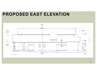 18
PROPOSED EAST ELEVATION
 