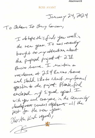 Attachment B
2 of 2 - see
response
card
 