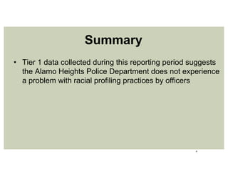 CCM 02.13.17 Item #9 Police Racial Profiling Report | PPT