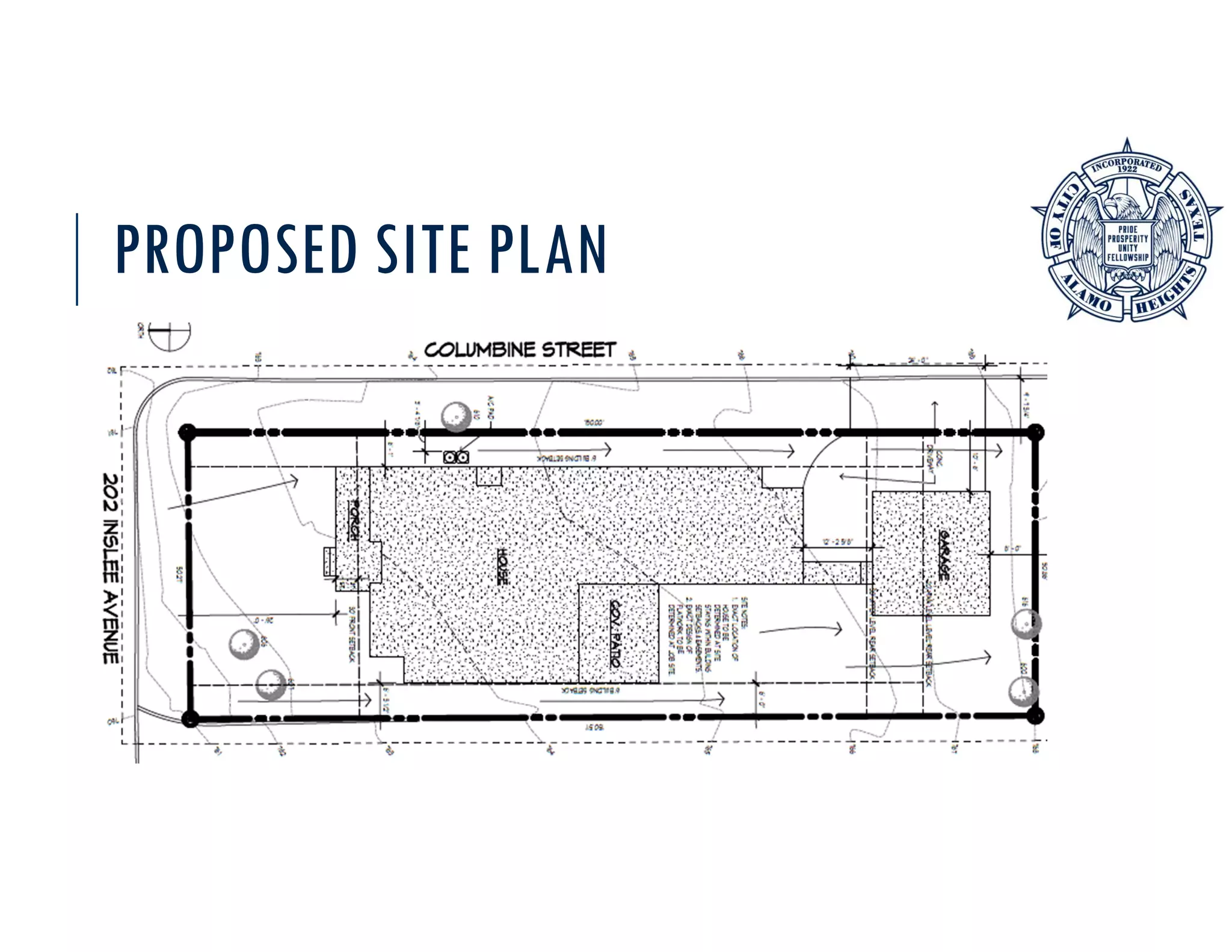 PROPOSED SITE PLAN