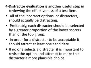 Item analysis- 1st yr Msc[n] research | PPTX