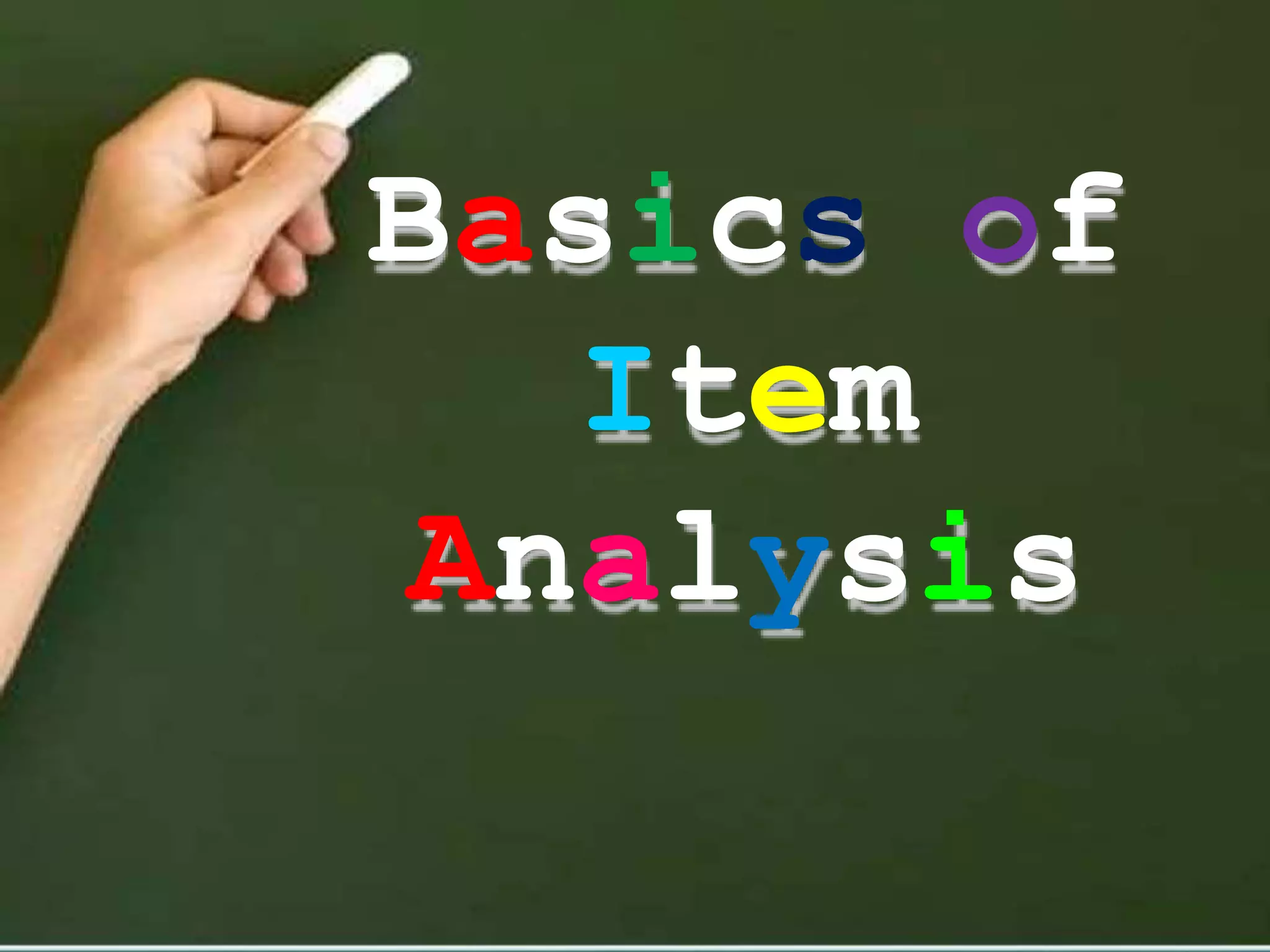 DepEd Item Analysis PPTX