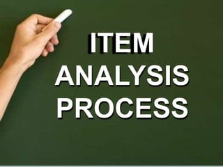 Item Analysis Process DepEd Item Analysis | PPTX