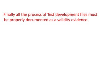 Development Centre Validity Item development.pdf for national examination development | PDF
