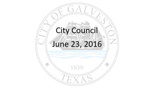 City Council
June 23, 2016
 