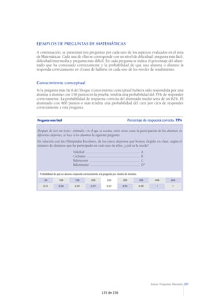 ¬EL¬LENGUAJE¬Y¬LOS¬ELEMENTOS¬TEXTUALES 
¬n¬2ESPUESTA¬ACEPTABLE 
,A¬RESPUESTA¬MUESTRA¬COMPRENSIØN¬DE¬QUE¬LOS¬RECUADROS¬FACILITAN¬LA¬ 
COMPRENSIØN¬DE¬LOS¬PASOS¬ACERCA¬DE¬CØMO¬PONERSE¬UN¬TRAJE¬ESPACIAL 
%JEMPLOS 
w¬,OS¬RECUADROS¬DICEN¬LO¬QUE¬TIENES¬QUE¬HACER¬EN¬PRIMER¬LUGAR 
w¬4E¬DAN¬INSTRUCCIONES¬PASO¬A¬PASO 
w¬4E¬AYUDA¬A¬SABER¬EL¬ORDEN¬QUE¬DEBES¬SEGUIR¬AL¬LEER¬ACERCA¬DE¬LAS¬PIEZAS¬DEL¬TRAJE¬¬ ¬ 
¬ ESPACIAL 
w¬-UESTRA¬EL¬ORDEN¬EN¬QUE¬SE¬PONEN¬LAS¬DISTINTAS¬PIEZAS 
¬n¬2ESPUESTA¬NO¬ACEPTABLE 
,A¬RESPUESTA¬PROPORCIONA¬UNA¬DESCRIPCIØN¬POCO¬CONCRETA 