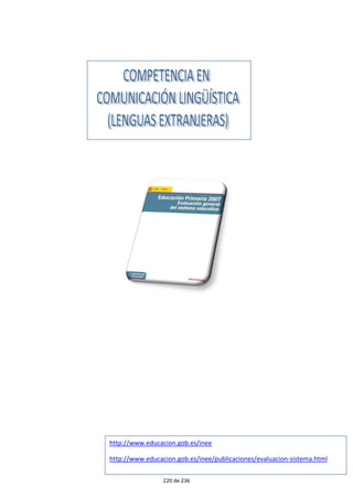 Evaluacióngeneraldediagnóstico2009.EducaciónPrimaria.Cuartocurso 
Informederesultados 
 
 
 
 
 
92 
 
LAS MÁQUINAS 
La bicicleta, la carretilla, el abrelatas, la lavadora y las tenazas son ejemplos de 
máquinas que nos facilitan la vida cotidiana porque gracias a ellas tenemos que hacer 
menos esfuerzo para realizar las tareas diarias. Unas son simples, basadas casi siempre 
en la palanca o la rueda; otras compuestas, formadas por varias máquinas simples o que 
precisan el uso de motores. 
 
1. (C044) Completa el texto utilizando los siguientes 
términos: 
simple, compuestas, un motor, fuerza, energía. 
Las máquinas ........................ están formadas por varias 
máquinas simples; algunas tienen .........................., éste 
necesita que se le suministre ..................... que procede de un 
combustible o de la electricidad. La palanca es una máquina 
..............................; con la ayuda de una palanca se puede 
mover un gran peso, haciendo poca ...................... 
 
  
 Bloque: Ciencia, 
tecnología y sociedad 
Proceso: Identificar temas 
científicos 
Respuesta: abierta 
Puntuación: 449,5 
Aciertos: 62,7% 
Nivel: 2 
 
  
 
 
2. (C045) A continuación se citan varias máquinas muy 
utilizadas en la vida diaria. Señala cuál de ellas es 
una máquina compuesta. 
A Tijeras. 
B Pinzas. 
C Batidora. 
D Tenazas. 
 
  
 Bloque: Ciencia, 
tecnología y sociedad 
Proceso: Identificar temas 
científicos 
Respuesta correcta: C 
Puntuación: 392,2 
Aciertos: 72,4% 
Nivel: 1 
 
  
 
3. (C046) Señala cuál de las siguientes afirmaciones, 
referidas a las máquinas, es la correcta. 
A La rueda es una máquina compuesta. 
B Las máquinas simples consumen electricidad. 
C Una herramienta, como el cascanueces, es una máquina 
simple. 
D Las máquinas compuestas dificultan la realización de las 
tareas porque obligan a hacer mucho esfuerzo. 
 
  
 Bloque: Ciencia, 
tecnología y sociedad 
Proceso: Identificar temas 
científicos 
Respuesta correcta: C 
Puntuación: 502,9 
Aciertos: 52,7% 
Nivel: 3 
 
  
 
164 de 236 
 