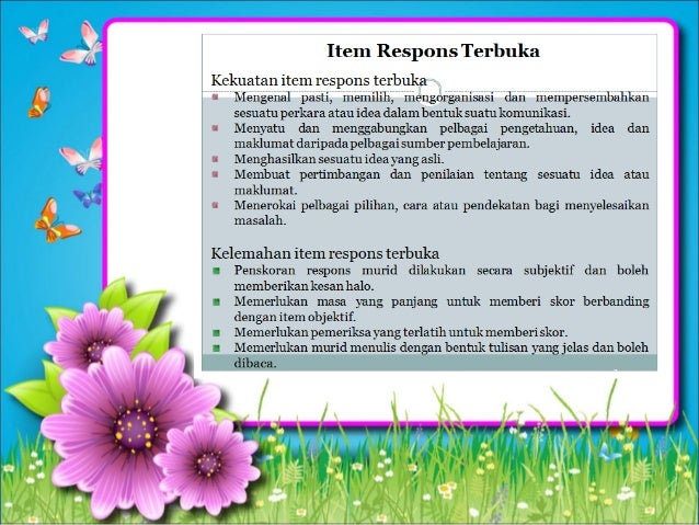 Item soalan