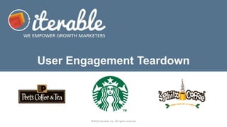 User Engagement Teardown
©2016 Iterable, Inc. All rights reserved
 
