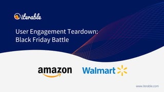 User Engagement Teardown:
Black Friday Battle
www.iterable.com
 