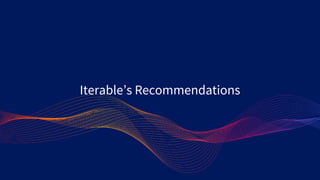 Iterable’s Recommendations
 