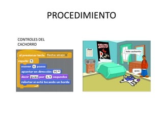 PROCEDIMIENTO
CONTROLES DEL
CACHORRO
 