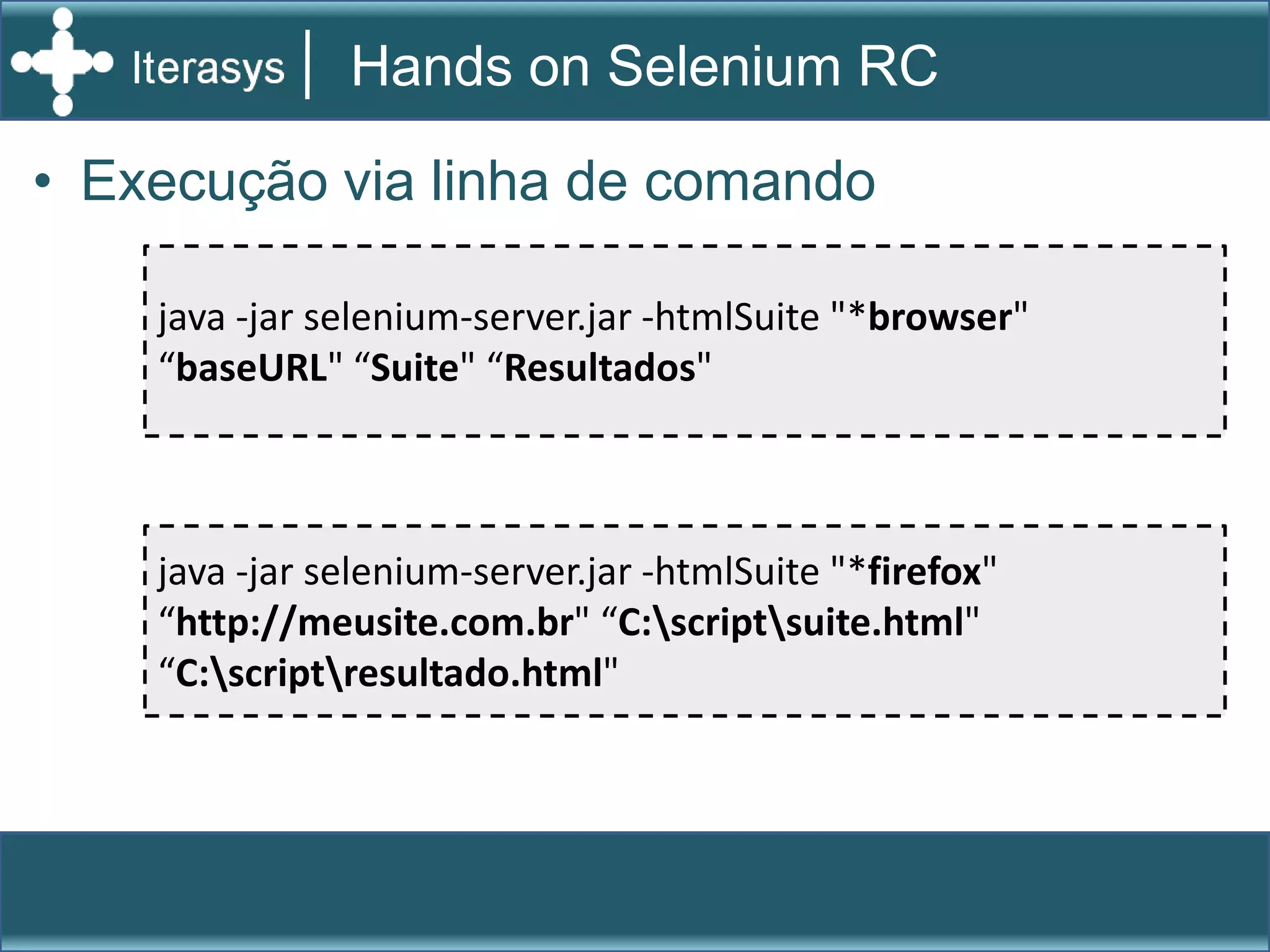 Como trabalhar com Selenium???