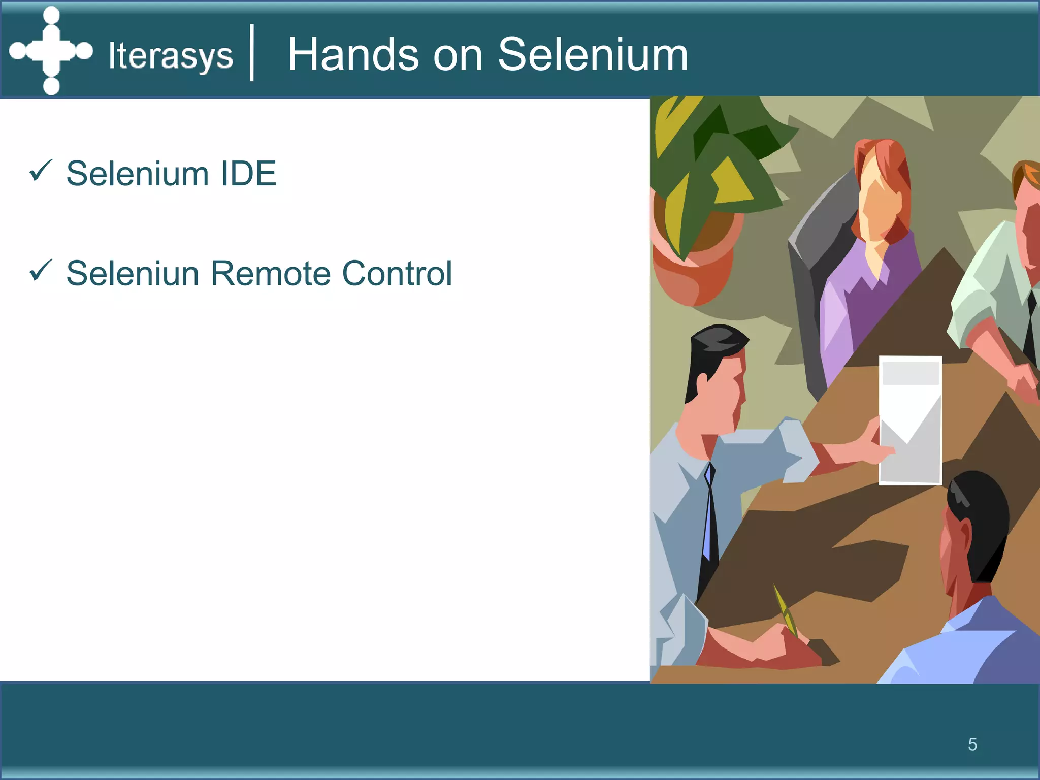 Instrutor de Teste de Software na Iterasys