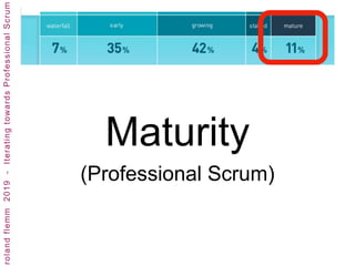 Maturity
(Professional Scrum)
 