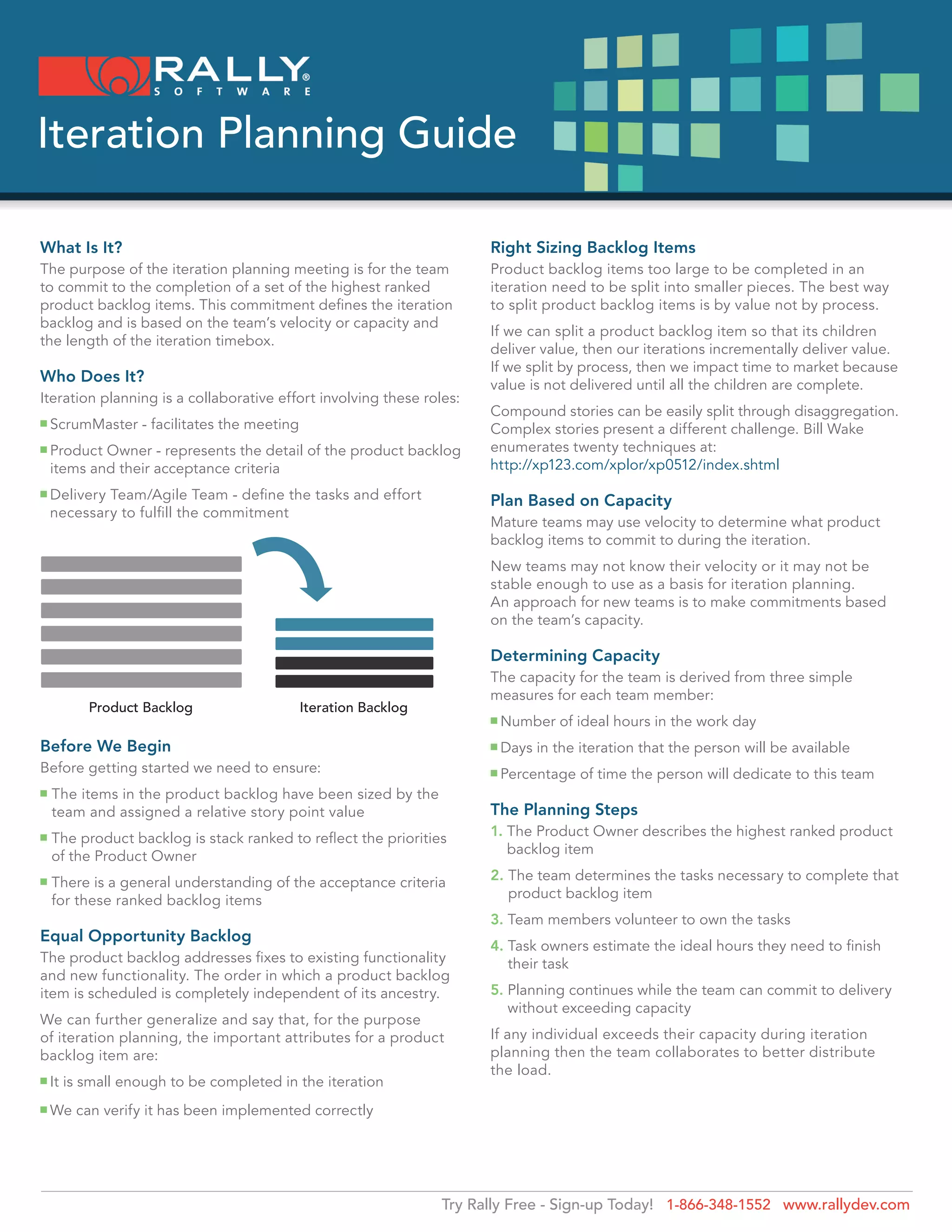 Iteration Planning Guide | PDF