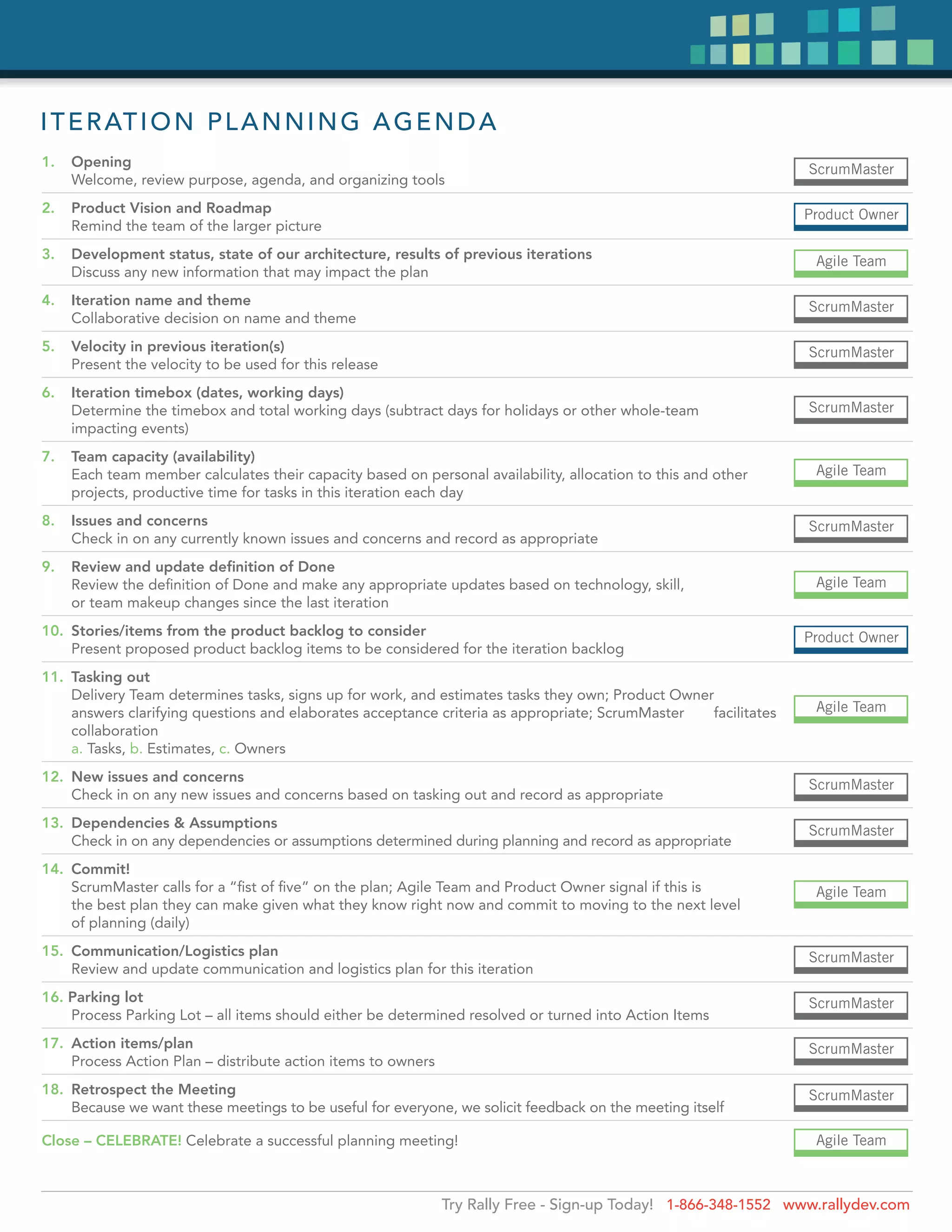 Iteration Planning Guide | PDF