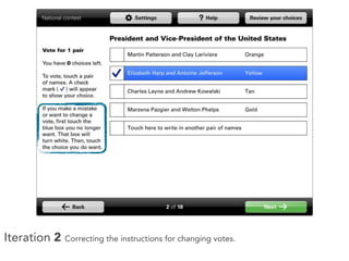 Iteration 2 Correcting the instructions for changing votes.
 