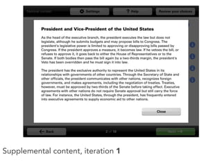 Supplemental content, iteration 1
 