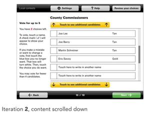 Iteration 2, content scrolled down
 