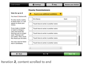Iteration 2, content scrolled to end
 