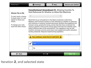 Iteration 2, and selected state
 