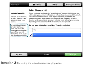 Iteration 2 Correcting the instructions on changing votes.
 