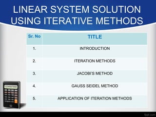 Iterative methods | PPTX