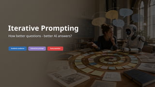 Iterative Questioning Iterative Prompting: How Better Questions Produce Better AI Answers | PPTX