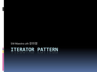 Iterator pattern | PPTX