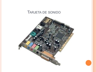 Tarjeta de sonido