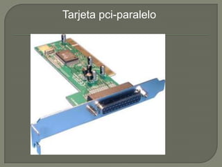 Tarjeta pci-paralelo