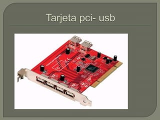 Tarjeta pci- usb