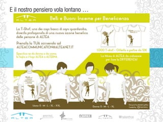 E il nostro pensiero vola lontano …
 