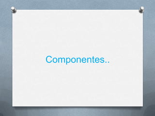 Componentes..
 