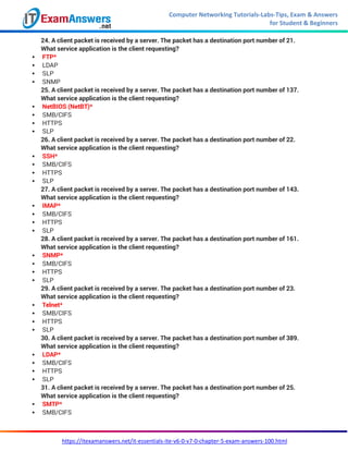 IT Essentials (Version 7.0) - ITE Chapter 5 Exam Answers | PDF