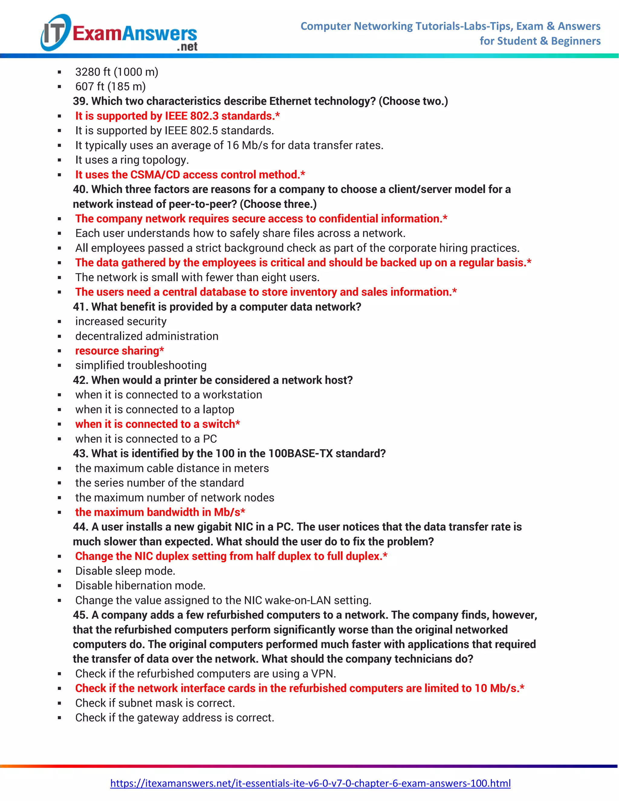 It Essentials Version 7 0 Ite Chapter 6 Exam Answers Pdf It Essentials Version 7 0 Ite Chapter 6 Exam Answers Pdf